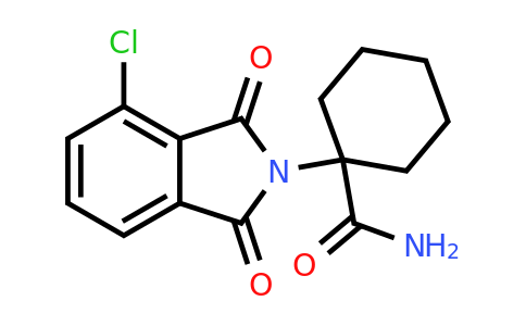 CAS 51971-67-6 | 1-(4-Chloro-1,3-dioxoisoindolin-2-yl)cyclohexanecarboxamide