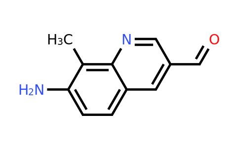 CAS 521074-55-5 | 7-Amino-8-methylquinoline-3-carbaldehyde