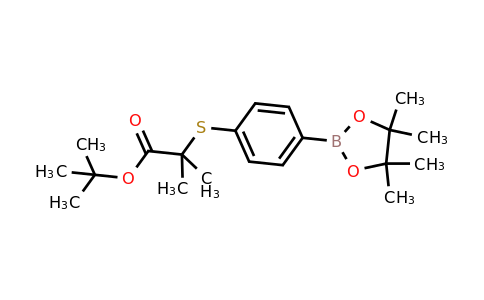 CAS 521084-25-3 | 2-Methyl-2-[4-(4,4,5,5-tetramethyl-[1,3,2]dioxaborolan-2-YL)-phenylsulfanyl]-propionic acid tert-butyl ester