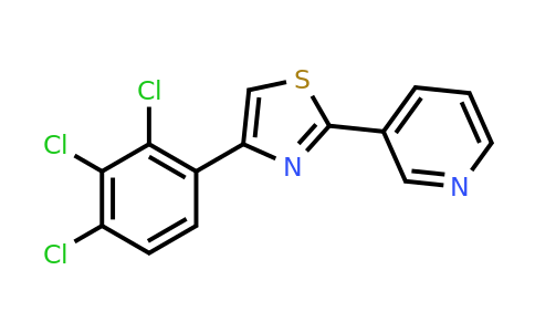 CAS 521280-23-9 | 3-[4-(2,3,4-trichlorophenyl)-1,3-thiazol-2-yl]pyridine
