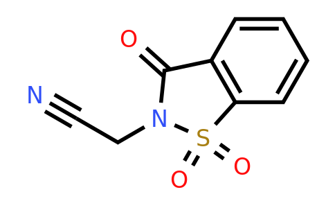CAS 52188-12-2 | 2-(1,1,3-trioxo-2,3-dihydro-1lambda6,2-benzothiazol-2-yl)acetonitrile
