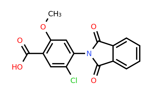 CAS 52245-01-9 | 5-Chloro-4-(1,3-dioxoisoindolin-2-yl)-2-methoxybenzoic acid
