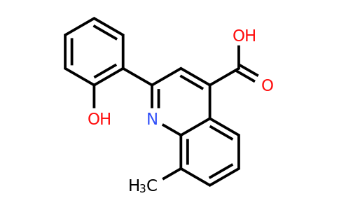 CAS 522596-41-4 | 2-(2-Hydroxyphenyl)-8-methylquinoline-4-carboxylic acid