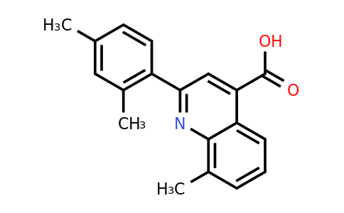 CAS 522596-44-7 | 2-(2,4-Dimethylphenyl)-8-methylquinoline-4-carboxylic acid