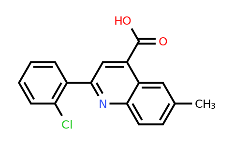 CAS 522598-05-6 | 2-(2-Chlorophenyl)-6-methylquinoline-4-carboxylic acid