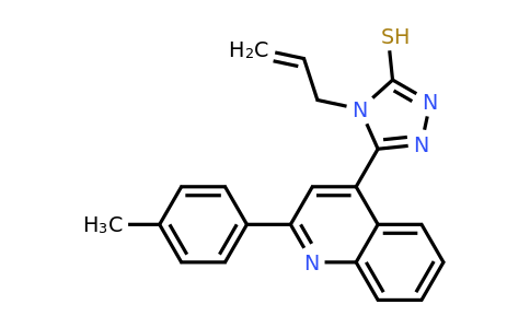 CAS 522598-07-8 | 5-[2-(4-methylphenyl)quinolin-4-yl]-4-(prop-2-en-1-yl)-4H-1,2,4-triazole-3-thiol