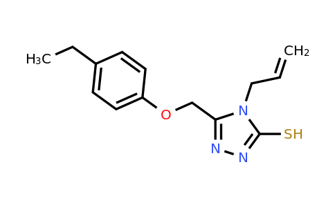 CAS 522606-41-3 | 5-[(4-ethylphenoxy)methyl]-4-(prop-2-en-1-yl)-4H-1,2,4-triazole-3-thiol