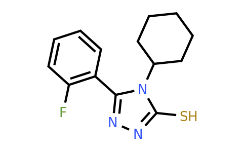 CAS 522606-86-6 | 4-Cyclohexyl-5-(2-fluorophenyl)-4H-1,2,4-triazole-3-thiol