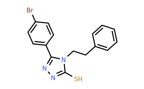 CAS 522624-39-1 | 5-(4-bromophenyl)-4-(2-phenylethyl)-4H-1,2,4-triazole-3-thiol