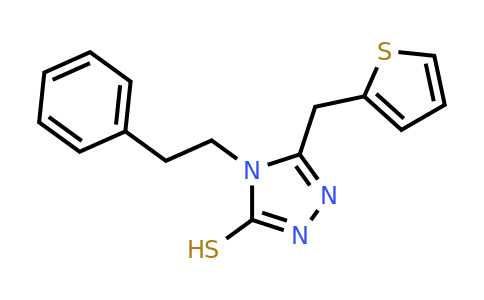 CAS 522624-40-4 | 4-(2-phenylethyl)-5-[(thiophen-2-yl)methyl]-4H-1,2,4-triazole-3-thiol
