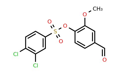 CAS 522624-50-6 | 4-formyl-2-methoxyphenyl 3,4-dichlorobenzene-1-sulfonate