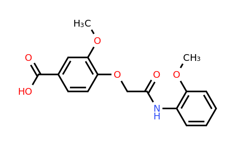 CAS 522624-52-8 | 3-methoxy-4-{[(2-methoxyphenyl)carbamoyl]methoxy}benzoic acid