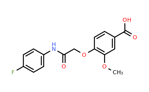 CAS 522624-55-1 | 4-{[(4-fluorophenyl)carbamoyl]methoxy}-3-methoxybenzoic acid
