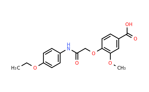 CAS 522624-56-2 | 4-{[(4-ethoxyphenyl)carbamoyl]methoxy}-3-methoxybenzoic acid