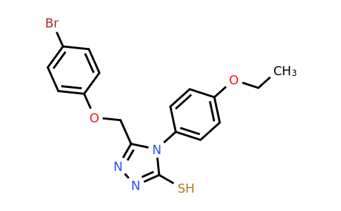 CAS 522624-65-3 | 5-[(4-bromophenoxy)methyl]-4-(4-ethoxyphenyl)-4H-1,2,4-triazole-3-thiol