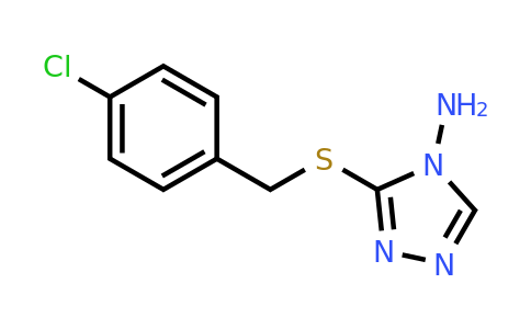 CAS 522626-00-2 | 3-{[(4-chlorophenyl)methyl]sulfanyl}-4H-1,2,4-triazol-4-amine