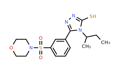 CAS 522628-53-1 | 4-(butan-2-yl)-5-[3-(morpholine-4-sulfonyl)phenyl]-4H-1,2,4-triazole-3-thiol