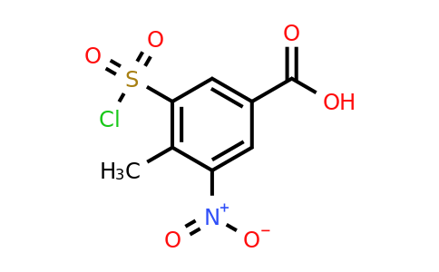 CAS 52317-26-7 | 3-(chlorosulfonyl)-4-methyl-5-nitrobenzoic acid