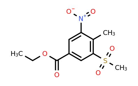 CAS 52317-31-4 | ethyl 4-methyl-3-(methylsulfonyl)-5-nitrobenzoate