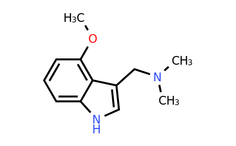 CAS 52335-75-8 | [(4-methoxy-1H-indol-3-yl)methyl]dimethylamine