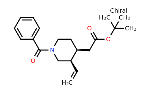 CAS 52346-13-1 | tert-Butyl 2-((3R,4S)-1-benzoyl-3-vinylpiperidin-4-yl)acetate