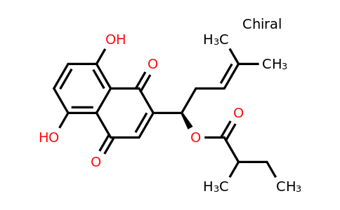 CAS 52387-15-2 | (R)-1-(5,8-Dihydroxy-1,4-dioxo-1,4-dihydronaphthalen-2-yl)-4-methylpent-3-en-1-yl 2-methylbutanoate