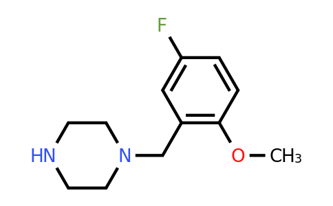 CAS 523980-75-8 | 1-[(5-fluoro-2-methoxyphenyl)methyl]piperazine