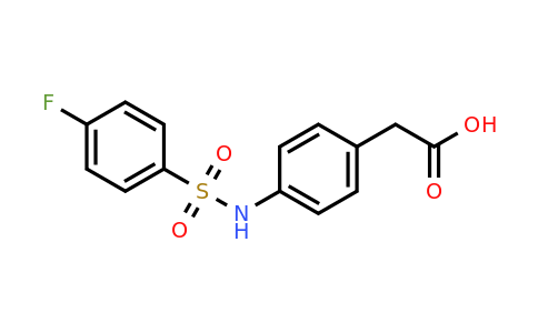CAS 524039-63-2 | 2-[4-(4-fluorobenzenesulfonamido)phenyl]acetic acid