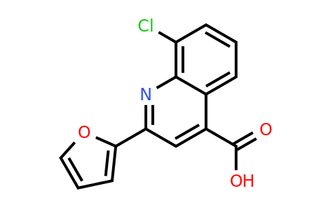 CAS 52413-55-5 | 8-Chloro-2-(furan-2-yl)quinoline-4-carboxylic acid