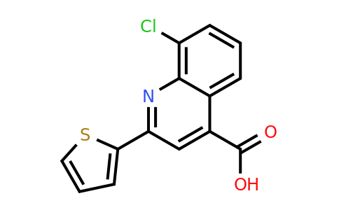 CAS 52413-56-6 | 8-Chloro-2-(thiophen-2-yl)quinoline-4-carboxylic acid