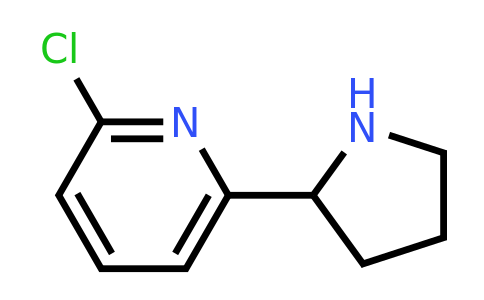 CAS 524674-59-7 | 2-Chloro-6-(pyrrolidin-2-YL)pyridine