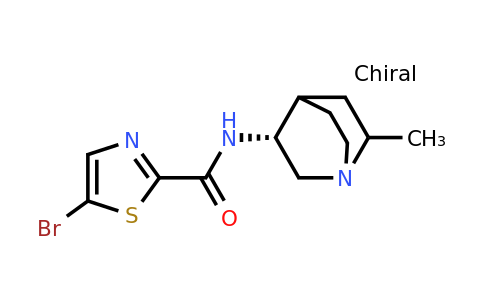 CAS 524697-62-9 | 5-Bromo-N-((3R)-6-methylquinuclidin-3-yl)thiazole-2-carboxamide