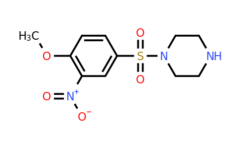 CAS 524711-18-0 | 1-(4-methoxy-3-nitrobenzenesulfonyl)piperazine