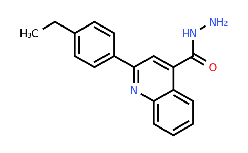 CAS 524733-42-4 | 2-(4-Ethylphenyl)quinoline-4-carbohydrazide