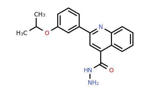 CAS 524733-45-7 | 2-(3-Isopropoxyphenyl)quinoline-4-carbohydrazide