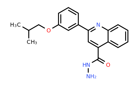 CAS 524733-57-1 | 2-(3-Isobutoxyphenyl)quinoline-4-carbohydrazide