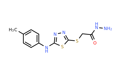 CAS 52494-24-3 | 2-({5-[(4-methylphenyl)amino]-1,3,4-thiadiazol-2-yl}sulfanyl)acetohydrazide