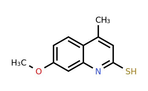 CAS 52507-57-0 | 7-methoxy-4-methylquinoline-2-thiol