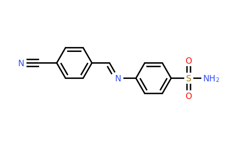 CAS 526-02-3 | (E)-4-((4-Cyanobenzylidene)amino)benzenesulfonamide