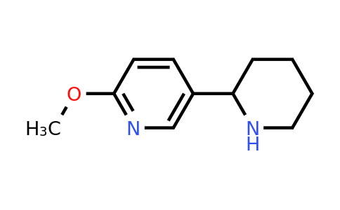 CAS 526183-16-4 | 2-Methoxy-5-(piperidin-2-yl)pyridine