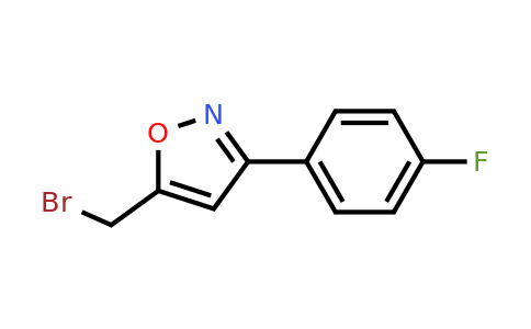 CAS 5262-25-9 | 5-(Bromomethyl)-3-(4-fluorophenyl)isoxazole