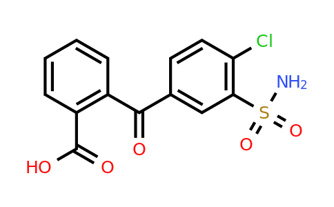 2-(4-Chloro-3-sulfamoylbenzoyl)benzoic acid