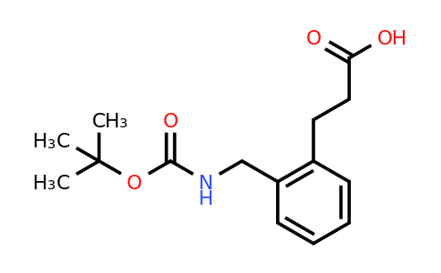 CAS 52727-66-9 | 3-[2-(([(tert-Butoxy)carbonyl]amino)methyl)phenyl]propanoic acid