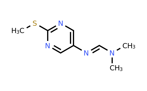CAS 52767-93-8 | N,N-Dimethyl-N'-(2-(methylthio)pyrimidin-5-yl)formimidamide