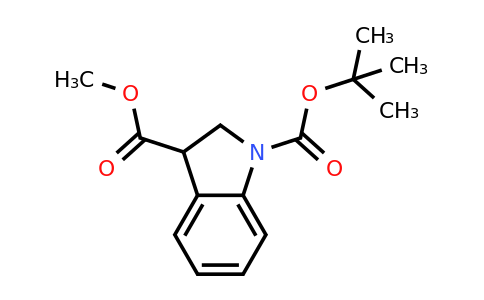 CAS 528862-00-2 | 1-tert-Butyl 3-methyl indoline-1,3-dicarboxylate