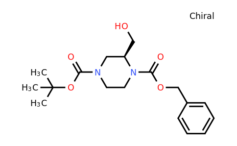CAS 529516-61-8 | (S)-1-Benzyl 4-tert-butyl 2-(hydroxymethyl)piperazine-1,4-dicarboxylate