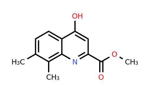 CAS 52979-32-5 | Methyl 4-hydroxy-7,8-dimethylquinoline-2-carboxylate