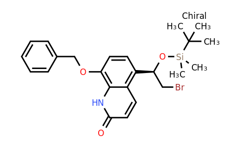 CAS 530084-74-3 | 8-(benzyloxy)-5-[(1R)-2-bromo-1-[(tert-butyldimethylsilyl)oxy]ethyl]-1,2-dihydroquinolin-2-one