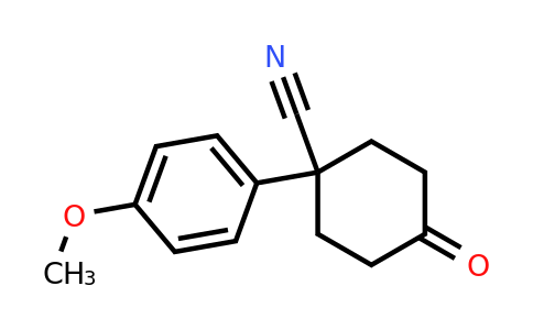 CAS 5309-14-8 | 1-(4-methoxyphenyl)-4-oxocyclohexane-1-carbonitrile