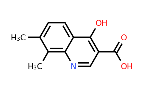 CAS 53164-36-6 | 7,8-Dimethyl-4-hydroxyquinoline-3-carboxylic acid